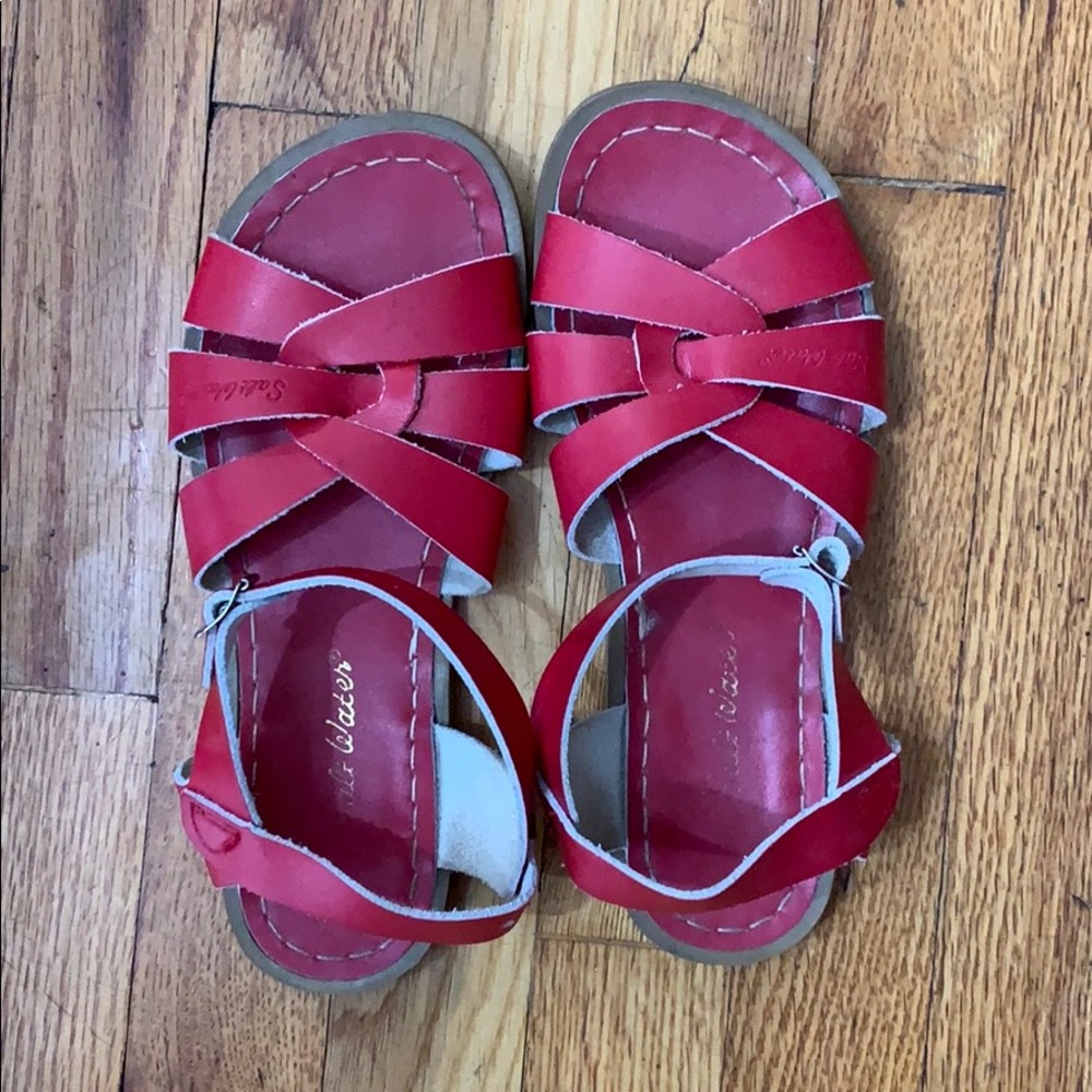 Red Salt Water Sandals